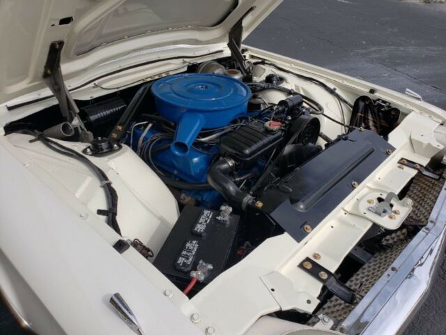 1966 White Ford Thunderbird 2 door