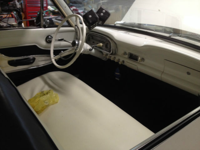 1963 White Ford Falcon Sedan