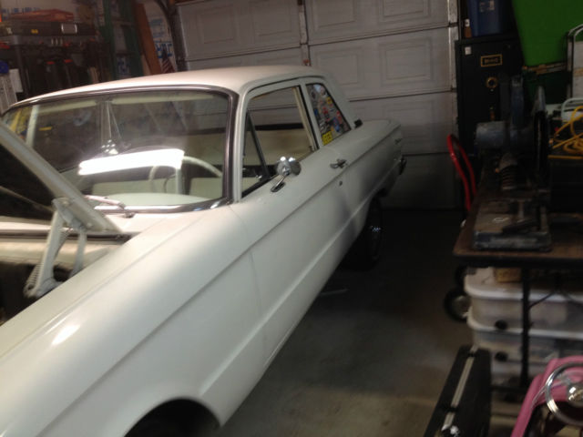 1963 White Ford Falcon Sedan