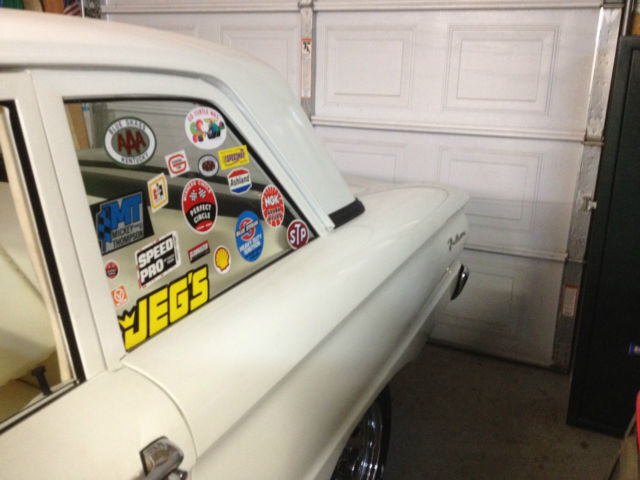 1963 White Ford Falcon Sedan