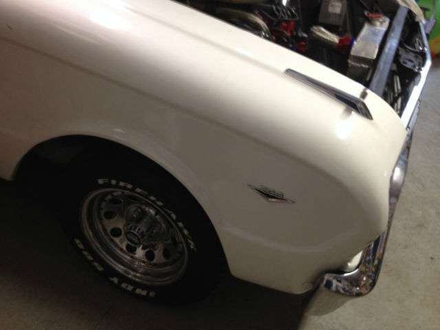 1963 White Ford Falcon Sedan