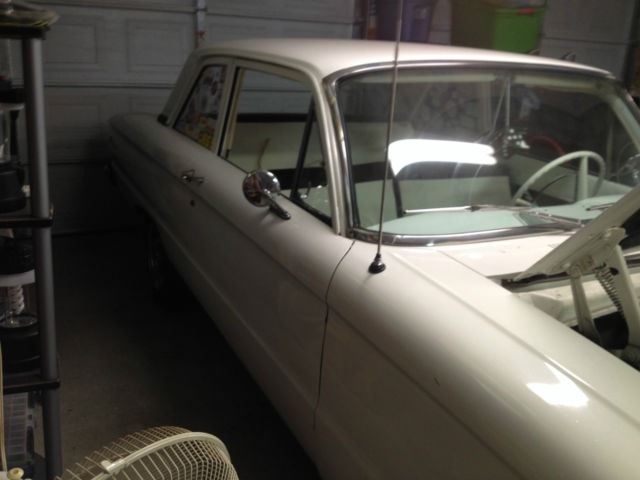 1963 White Ford Falcon Sedan