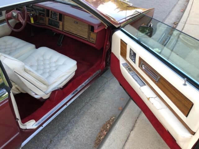 1985 Red Cadillac Eldorado Coupe