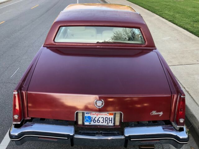 1985 Red Cadillac Eldorado Coupe