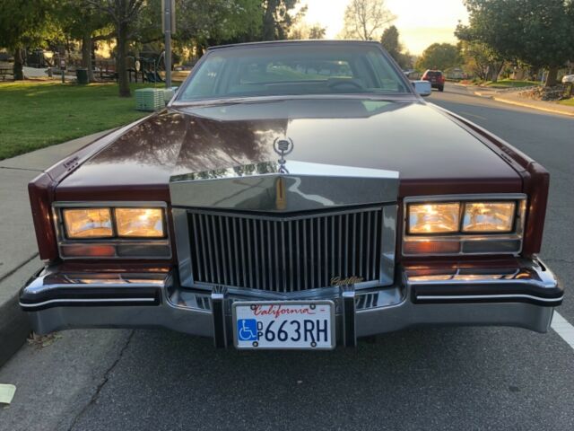 1985 Red Cadillac Eldorado Coupe