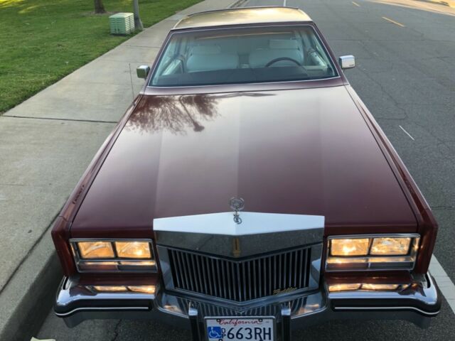 1985 Red Cadillac Eldorado Coupe