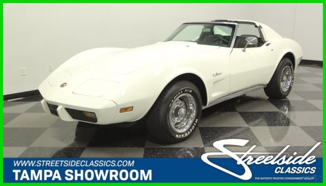 1976 White Chevrolet Corvette