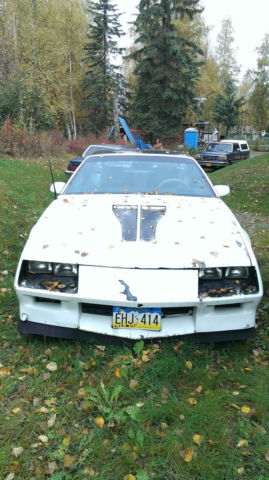 1983 White Chevrolet Camaro Hatchback W T-Top
