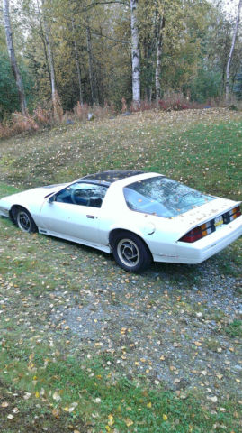 1983 White Chevrolet Camaro Hatchback W T-Top