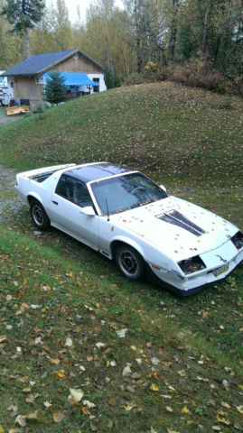 1983 White Chevrolet Camaro Hatchback W T-Top
