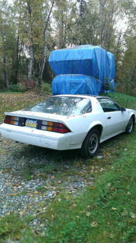 1983 White Chevrolet Camaro Hatchback W T-Top