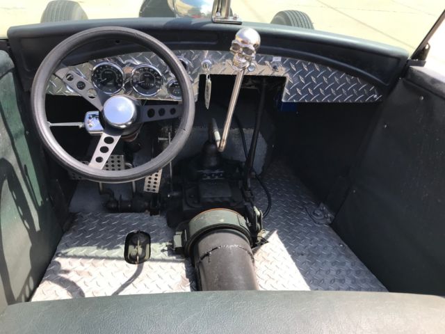 1928 Black FORD RATROD CUSTOM T BUCKET RATROD Convertible