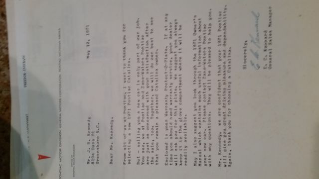 1971 Castillian Bronze Pontiac Catalina Convertible