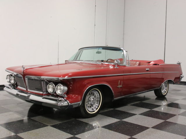 1962 Burgundy Chrysler Imperial Convertible