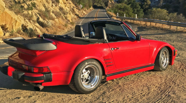 1979 Red Porsche 911 Convertible