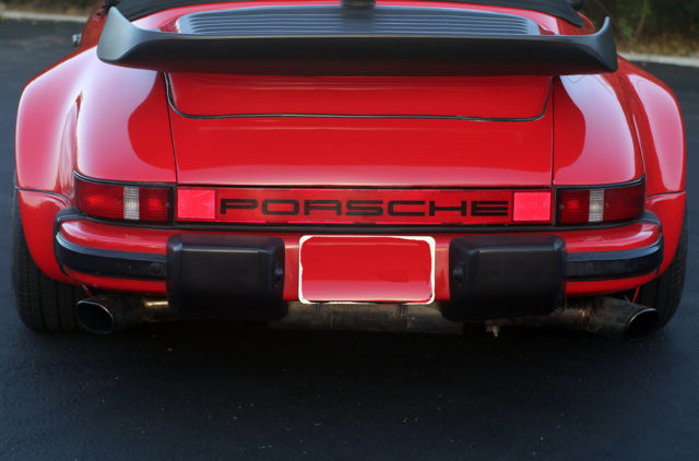 1979 Red Porsche 911 Convertible