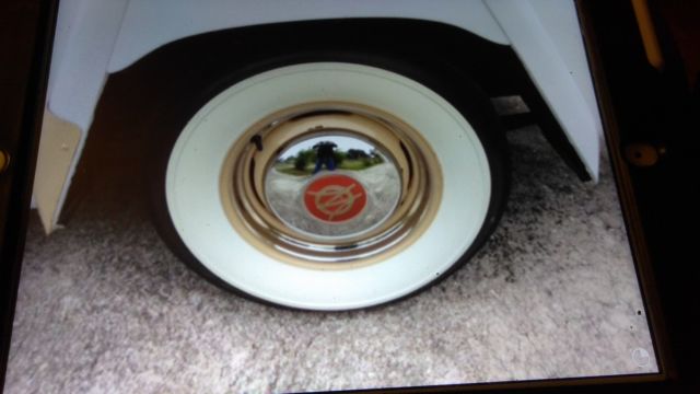 1950 antique white Willys Convertible