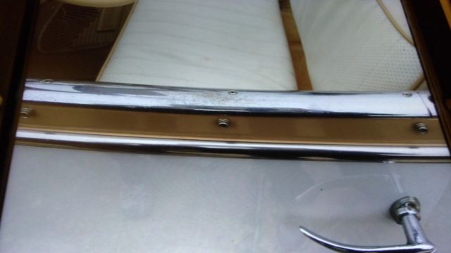 1950 antique white Willys Convertible