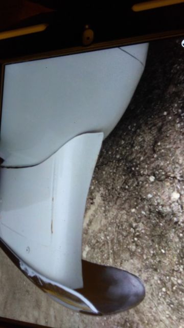 1950 antique white Willys Convertible