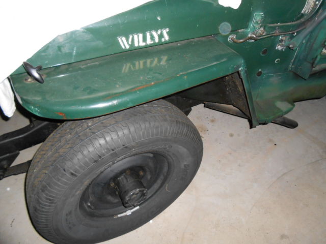 1951 Green Willys CJ2A Jeep