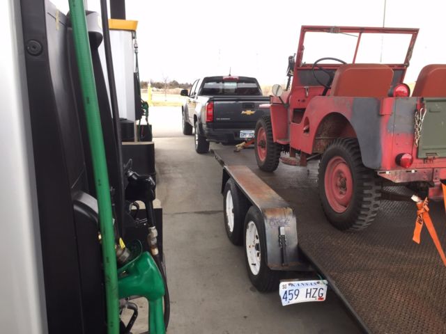1948 Red Willys cj2a