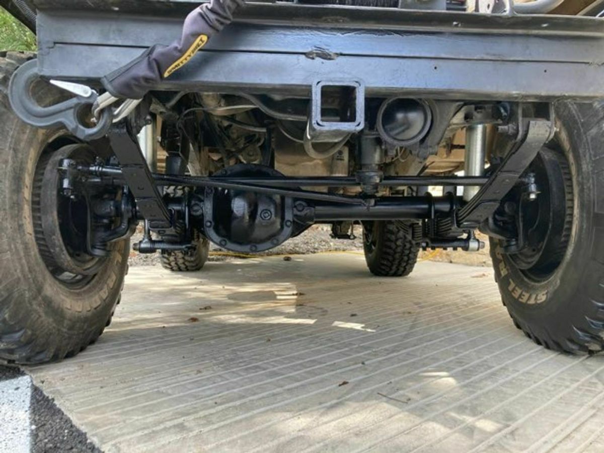 1955 Tan Willys Jeep SUV