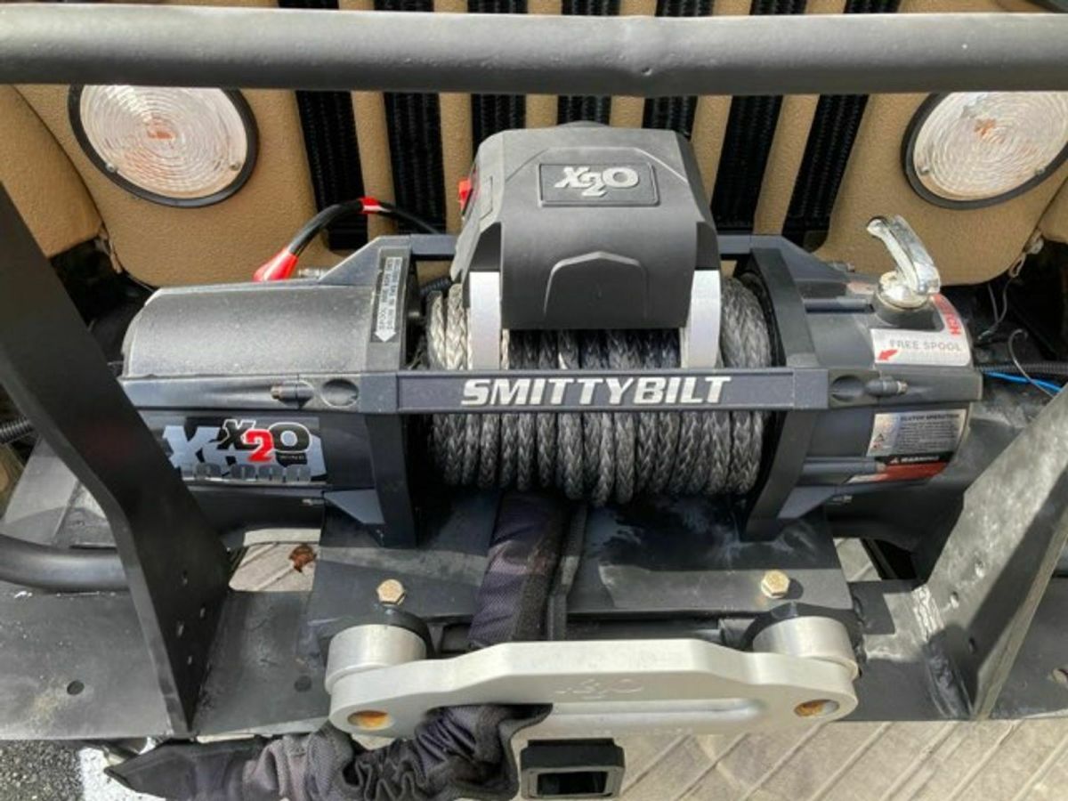 1955 Tan Willys Jeep SUV