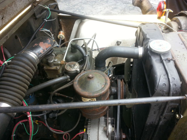 1960 YELLOW Willys CJ SUBURBAN