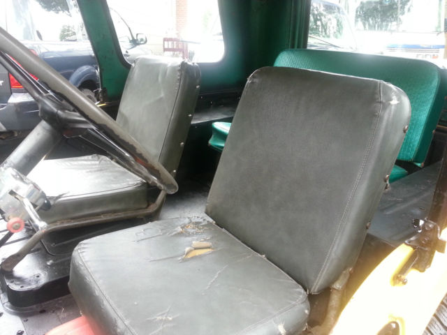 1960 YELLOW Willys CJ SUBURBAN