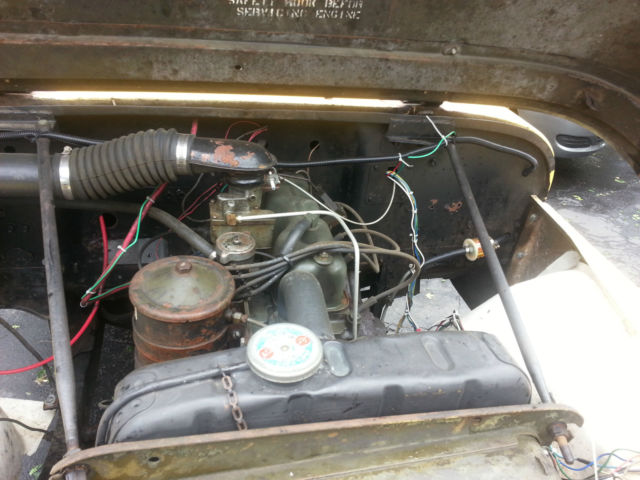 1960 YELLOW Willys CJ SUBURBAN