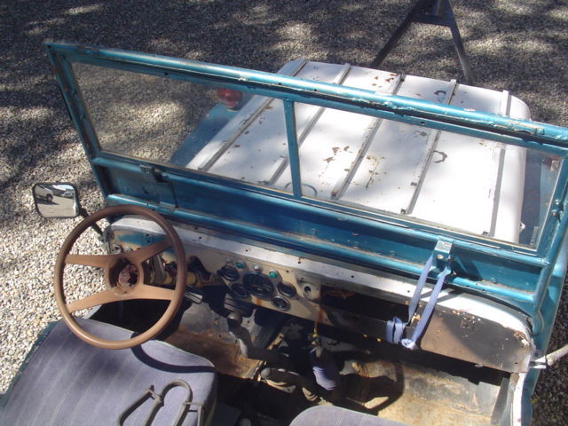 1947 White Willys Jeep CJ2A Convertible