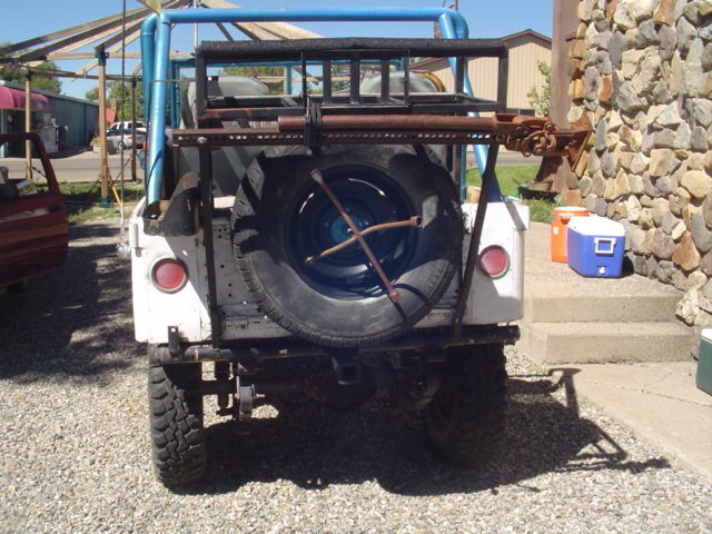 1947 White Willys Jeep CJ2A Convertible