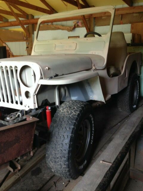 1950 Tan Willys Jeep