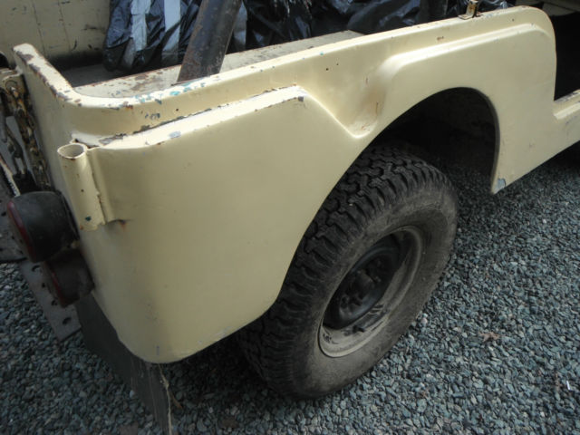 1946 White Willys CJ5   CJ 5 Jeep