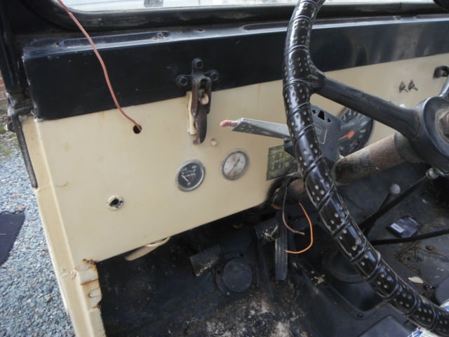 1946 White Willys CJ5   CJ 5 Jeep