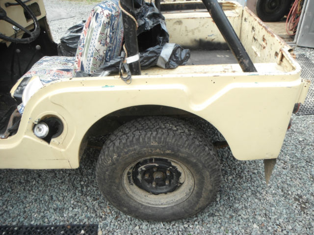 1946 White Willys CJ5   CJ 5 Jeep