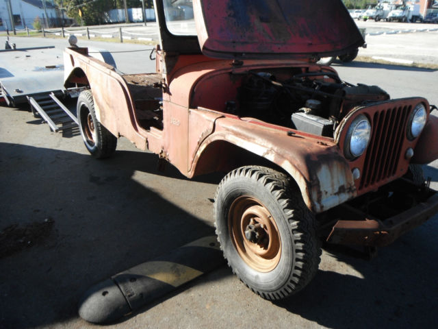 1966 Red Willys CJ6  CJ 6 Jeep
