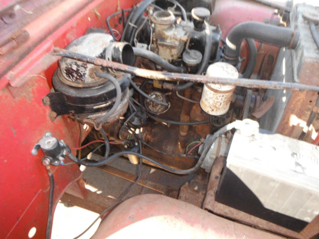 1966 Red Willys CJ6  CJ 6 Jeep