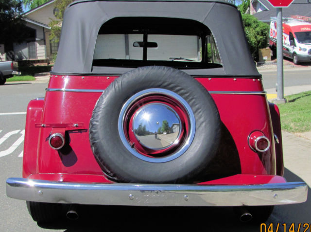 1949 Luzon Red Willys
