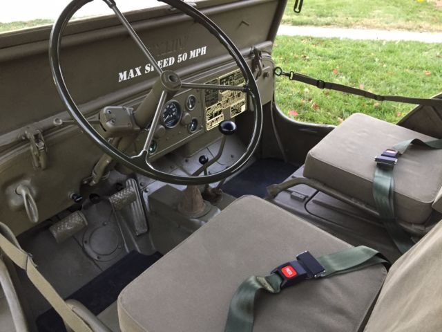 1952 Green Willys M38 Convertible