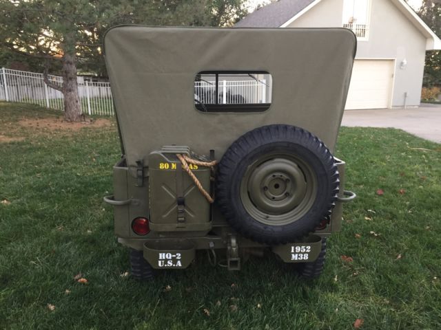 1952 Green Willys M38 Convertible