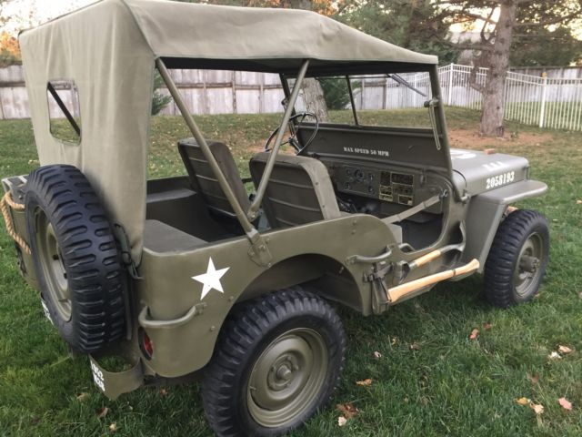 1952 Green Willys M38 Convertible