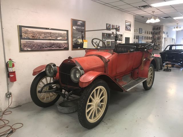 1912 Red Willys Overland 79T Convertible