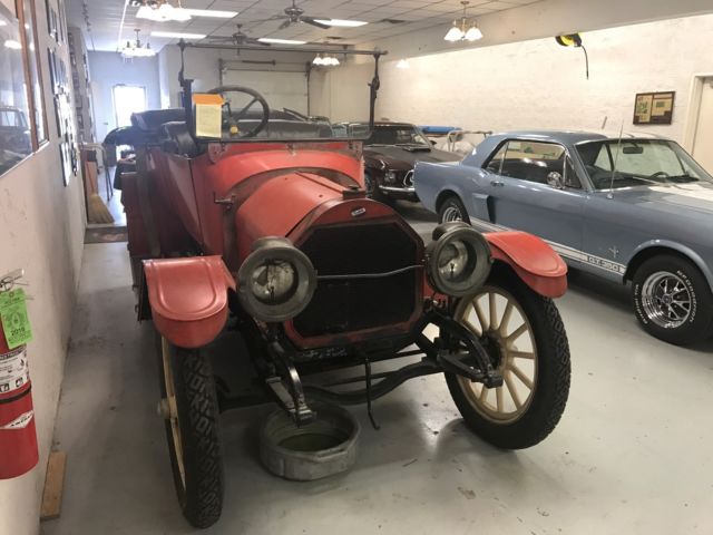 1912 Red Willys Overland 79T Convertible