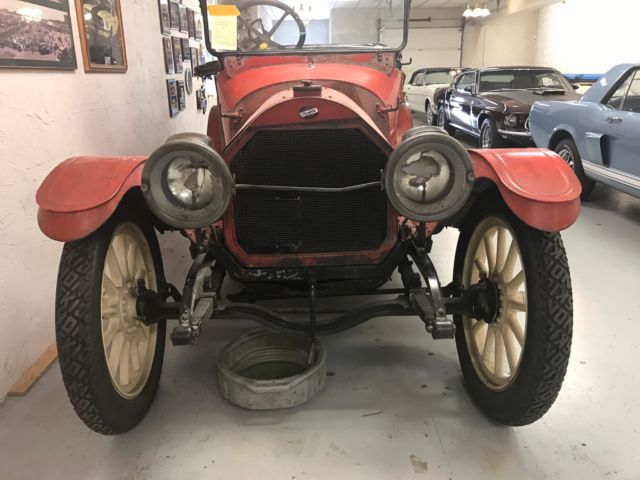 1912 Red Willys Overland 79T Convertible