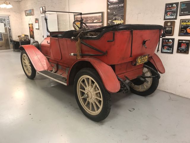 1912 Red Willys Overland 79T Convertible