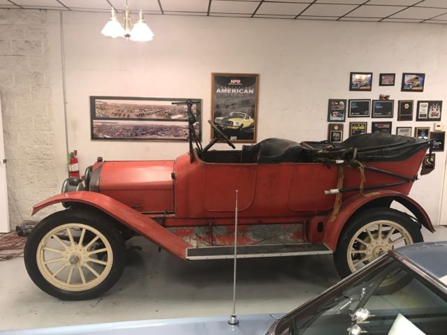 1912 Red Willys Overland 79T Convertible