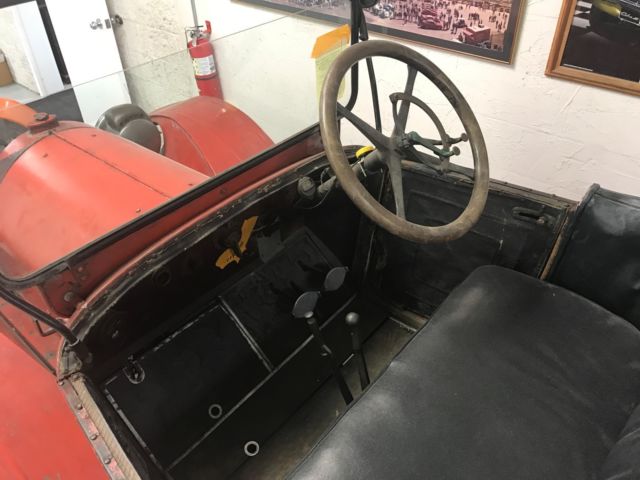 1912 Red Willys Overland 79T Convertible