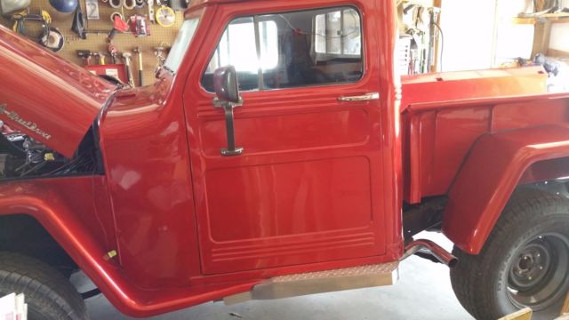 1951 Red Willys Pick-up Pick-up