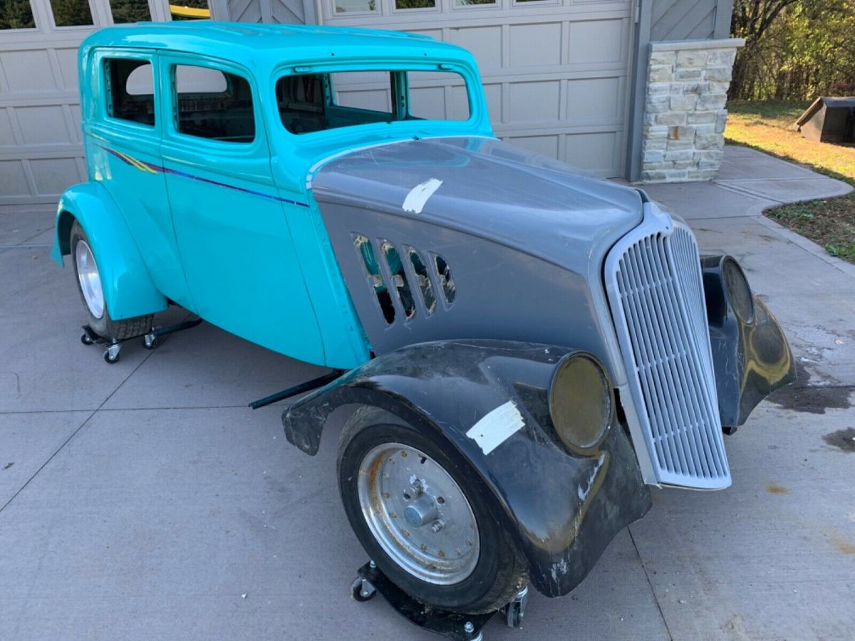 1933 Blue Willys Model 77 Sedan